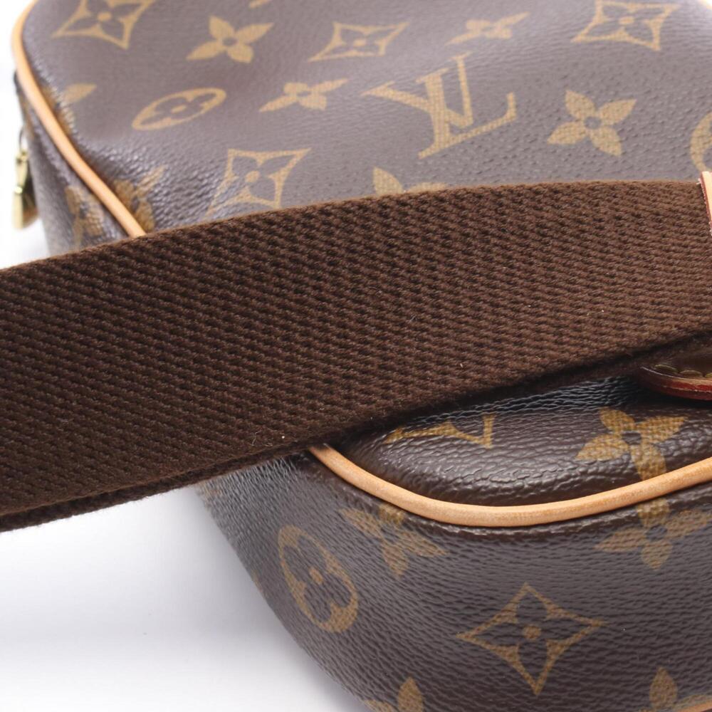 LOUIS VUITTON Brown Monogram Leather Pochette Fanny Pack - Picture 9 of 10